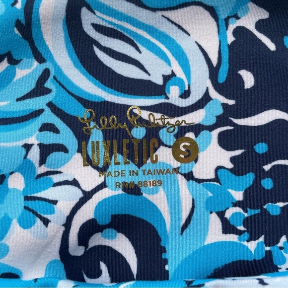 MWT Lilly Pulitzer Luxletic South Beach High Rise Shorts Small - Picture 7 of 9